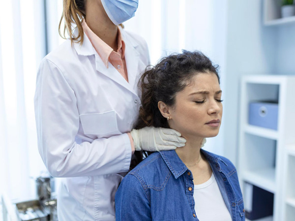 Inflammation of the thyroid gland