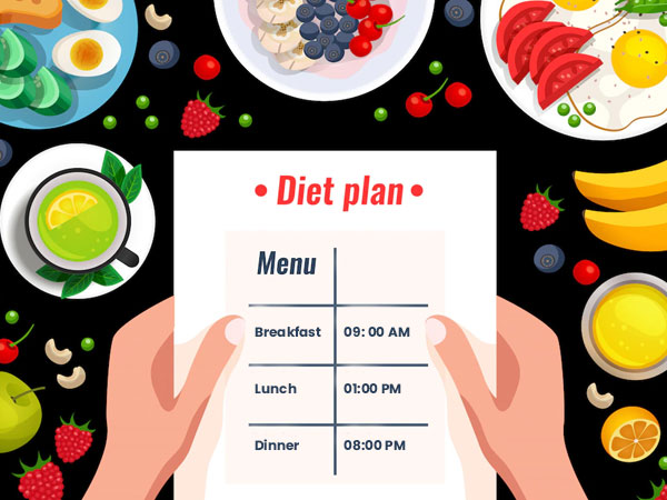 Follow an eating schedule (Pancreas health)