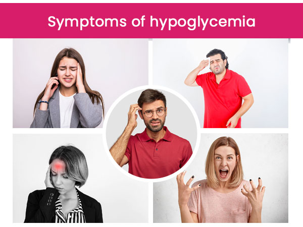 Symptoms of hypoglycemia