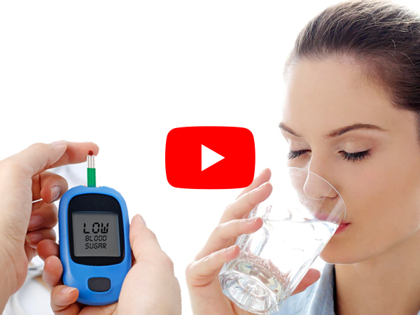 Control your Blood Sugar Level by water