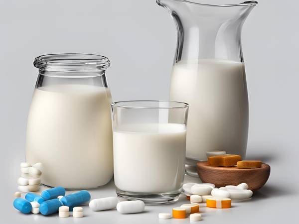 food and drink combinations of Milk and Certain Medications